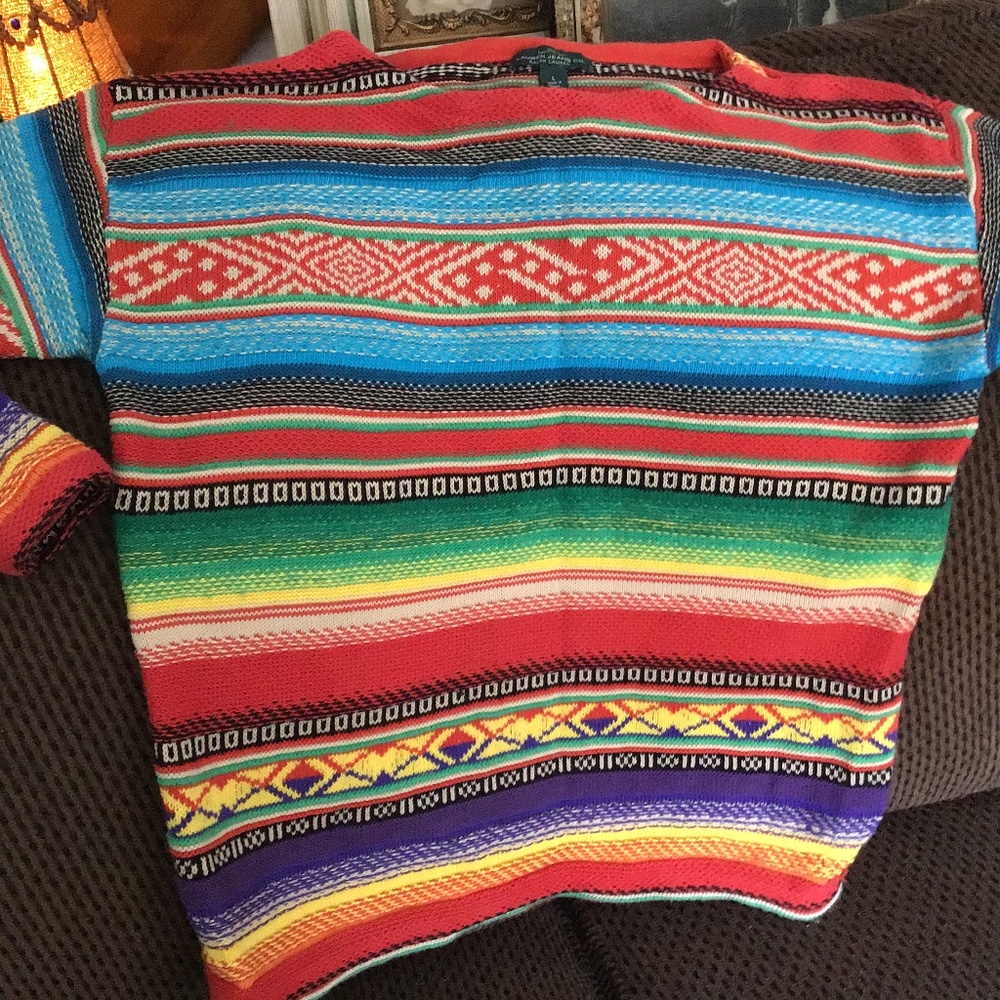 Western Santa Fe Aztec print sweater!
